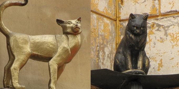 Паметници на Санкт Петербург: Паметник Елисей котка и котката Василиса