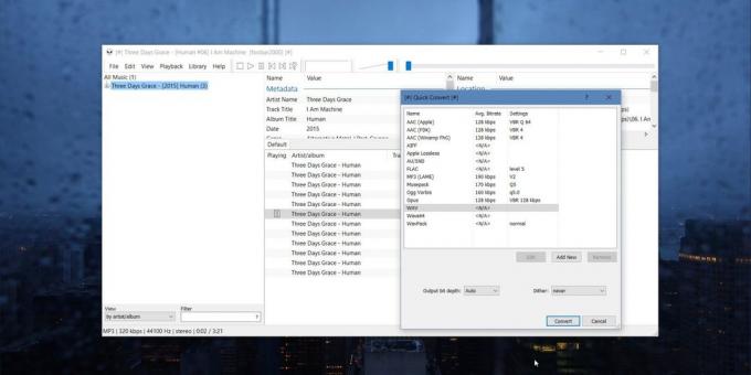 Audio Converter за Windows, MacOS и Linux: foobar2000