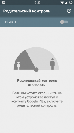 Google Play за родителски контрол