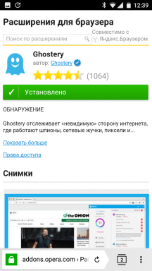 Как да инсталирате разширения в мобилния "Яндекс. Browser "за Android