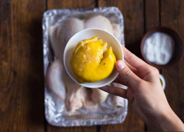Как да готвя пиле: лимон за вкус