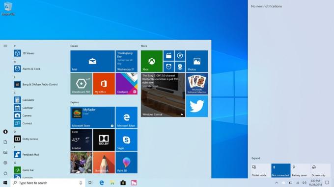 Пролет обновите версията на Windows 10: Нова светлина тема