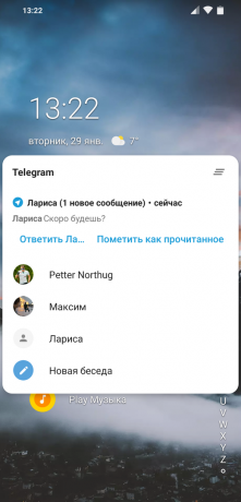 Launcher за Android Ниагара Launcher: може незабавно да реагира на съобщение