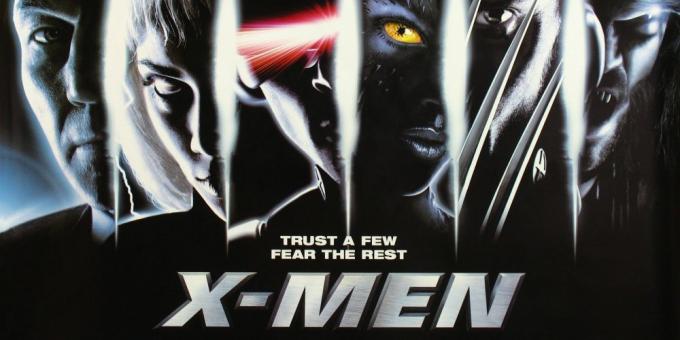 Плакат на първия филм X-Men
