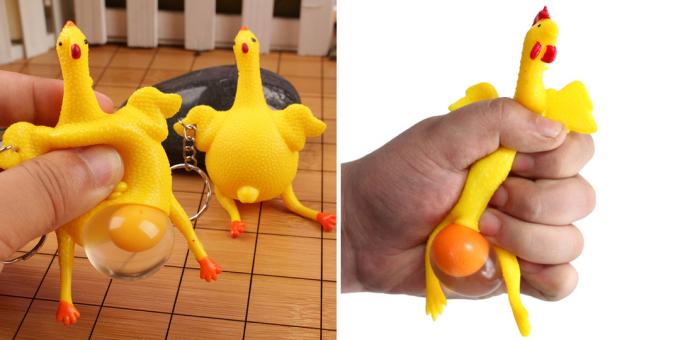 Играчки-антистрес във формата на яйце пиле, че ражда