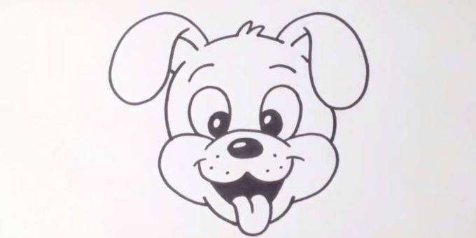 Как да се направи карикатура куче намордник