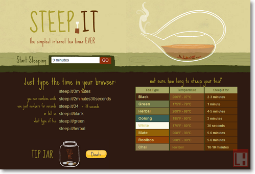 Steep.it - ​​таймер, който ще ви помогне да направите правилния чай