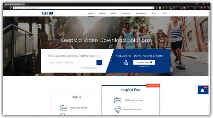 Как да изтеглите видеоклипове без програмиране: KeepVid