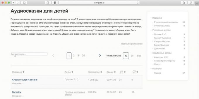 Слушайте приказки за деца онлайн на "Фрегата"