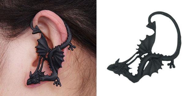 Маншет ухото под формата на дракон