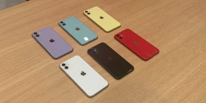 iPhone 11: Цветове