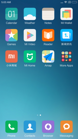 Xiaomi Redmi Забележка 4: operatsionka MIUI 7