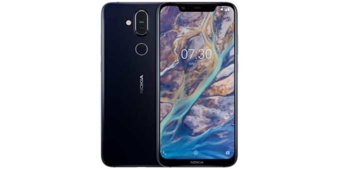 Nokia X7: Екран с прорез