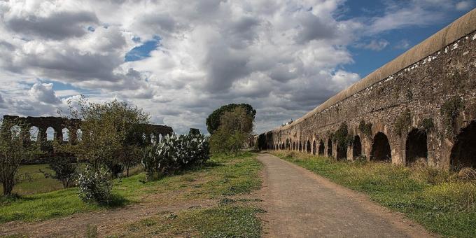 Древни цивилизационни технологии: Парк за акведукт в Рим