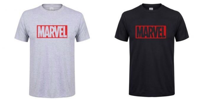 Тениски с логото на Marvel