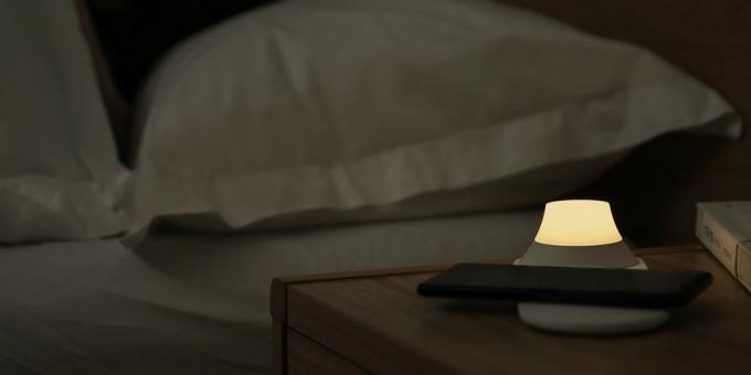 Charge-нощна лампа Xiaomi Yeelight безжично зареждане нощна лампа: два режима на светене