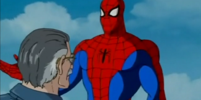 камея Стан Лий в анимационния сериал "Spider-Man" през 1994 г.