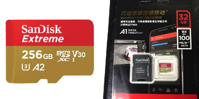 SanDisk карти с памет