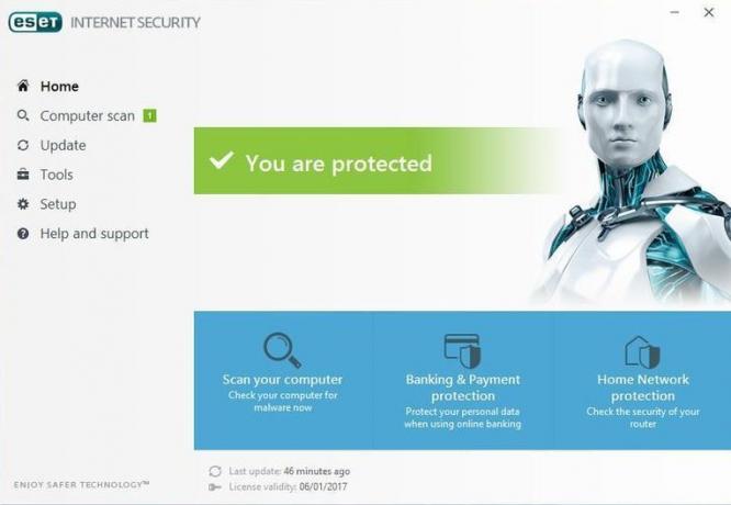 Anti-Virus за Windows 10: ESET Internet Security 10