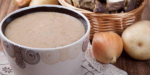 Рецепта: Крем супа с гъби и картофи