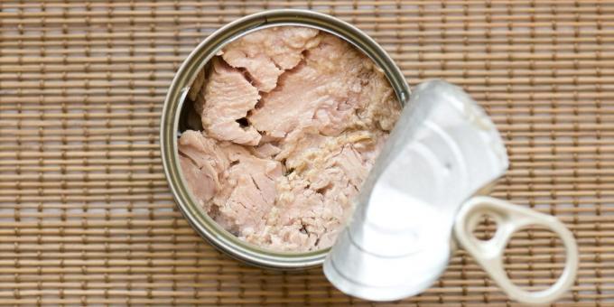 В някои продукти витамин D: консерви от риба тон