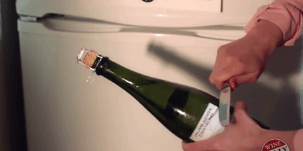 Как да отворите шампанско с нож