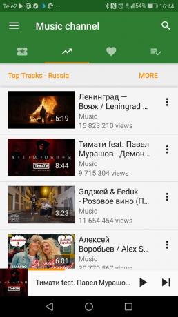 YMusic: плейлист