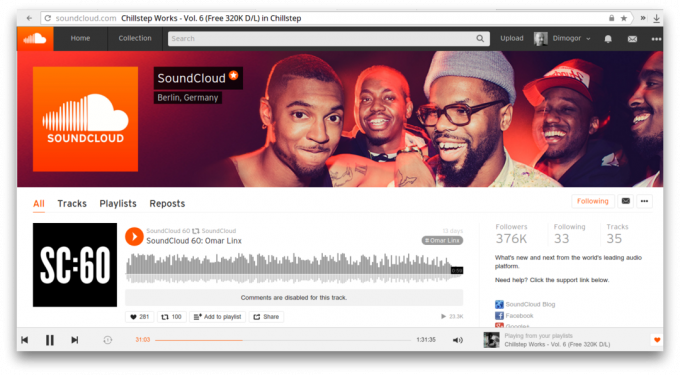 SoundCloud основна