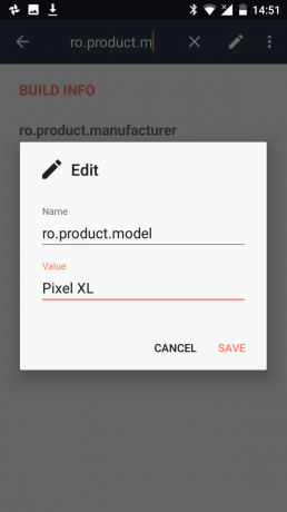 Pixel XL BuildProp Редактор Pixel