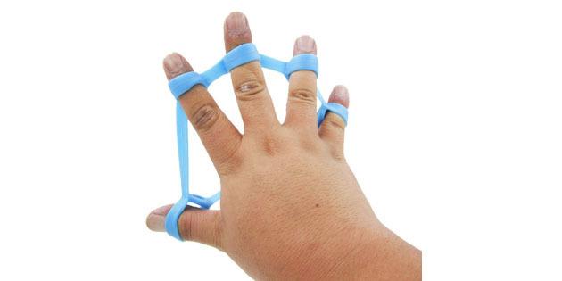 Еластична упражнение за пръстите