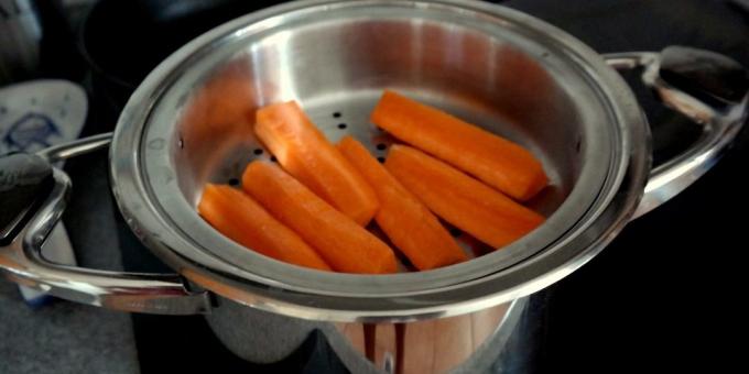 Как и колко да се готви морков: Готвенето на пара