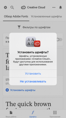 Adobe Creative Cloud добавя хиляди шрифтове на IOS