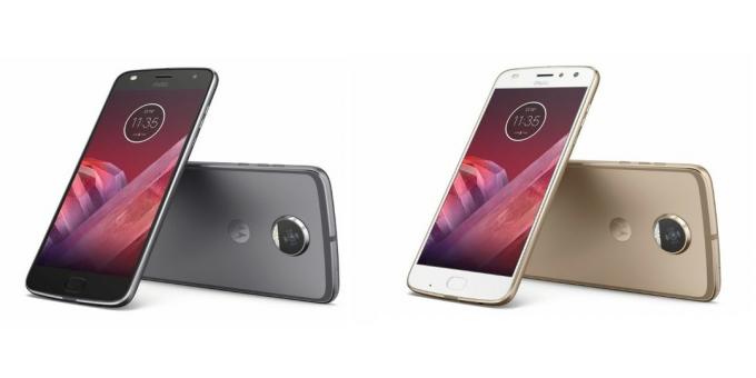 Moto Z2 възпроизвеждане: цветове