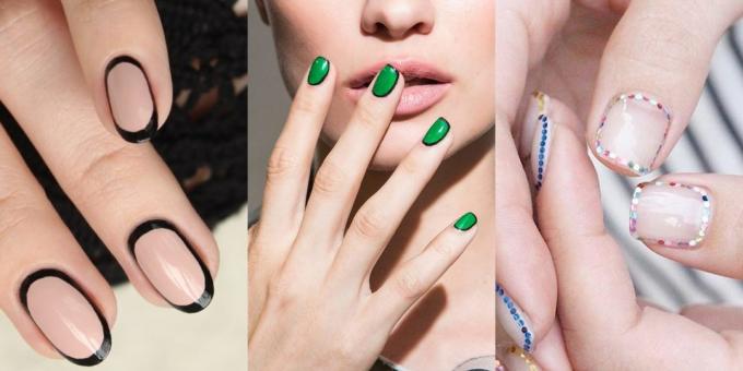 Fashion Nails 2018: Маникюр с рамка