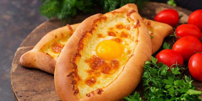 Khachapuri Аджария на тесто с мая