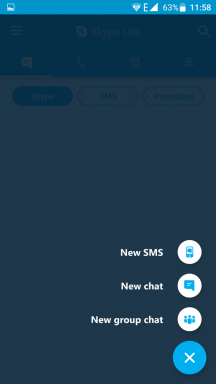 Skype Lite - универсална програма за диалог за Android