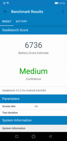 Ulefone броня 6: тест Geekbench