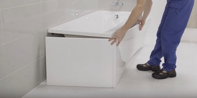 Инсталиране на банята с ръцете си: Fit Screen