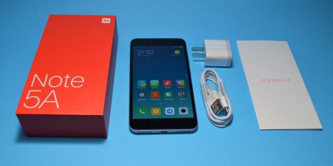 Xiaomi Redmi Забележка 5а: оборудване