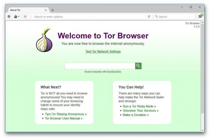 лична информация: Tor