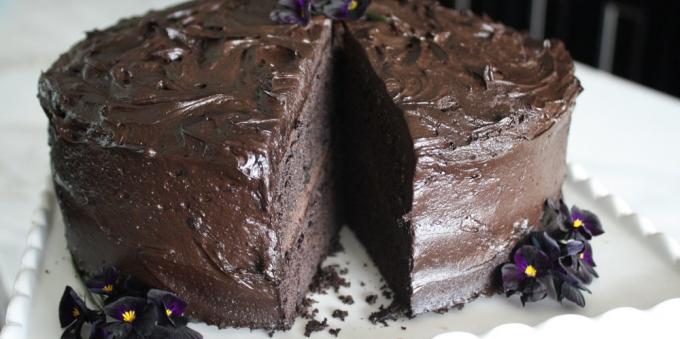 Шоколадова торта от тиквички