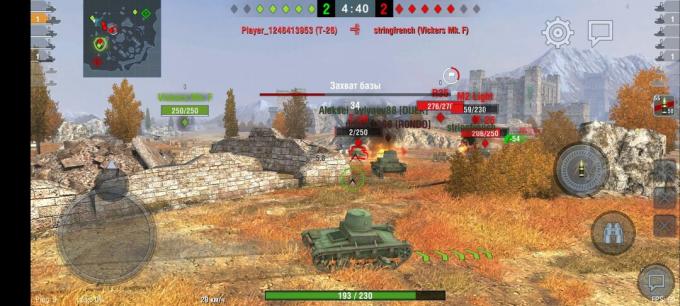 Графични възможности на Realme X3 Superzoom в World of Tanks: Blitz